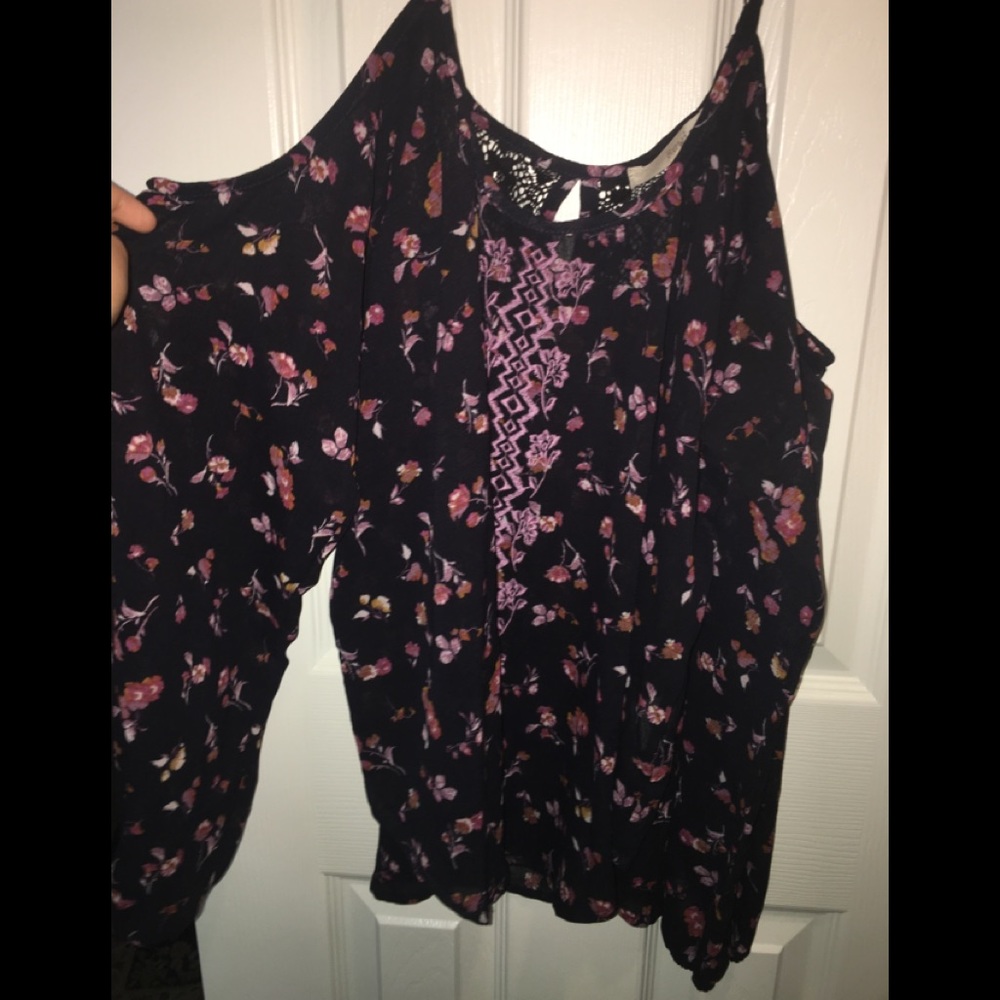 Floral Cold Shoulder